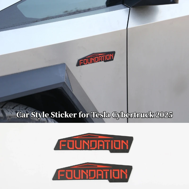 2PCS for Tesla Cybertruck 2025 3D Sticker Original Edition Foundation Limit Label Car Style Sticker Decoration Car Accessories
2PCS for Tesla Cybertruck 2025 3D Sticker Original Edition Foundation Limit Label Car Style Sticker Decoration Car Accessories