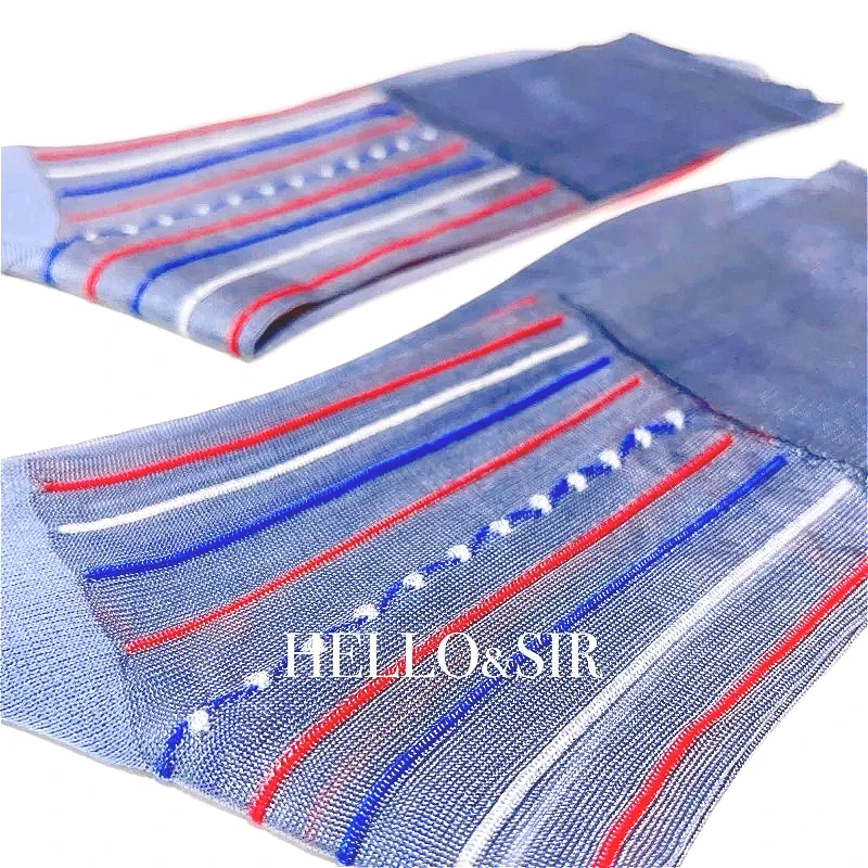 Socks for Men Colorful Lines Jacquard Loose Business Dress Nylon Stockings Sexy Exotic Strip Sheer Formal Wear Suit Tube Socks
Socks for Men Colorful Lines Jacquard Loose Business Dress Nylon Stockings Sexy Exotic Strip Sheer Formal Wear Suit Tube Socks