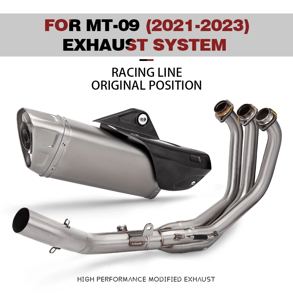 mt09 stainless steel motorcycle exhaust pipe muffler front connecting pipe modified exhaust system set
mt09 stainless steel motorcycle exhaust pipe muffler front connecting pipe modified exhaust system set