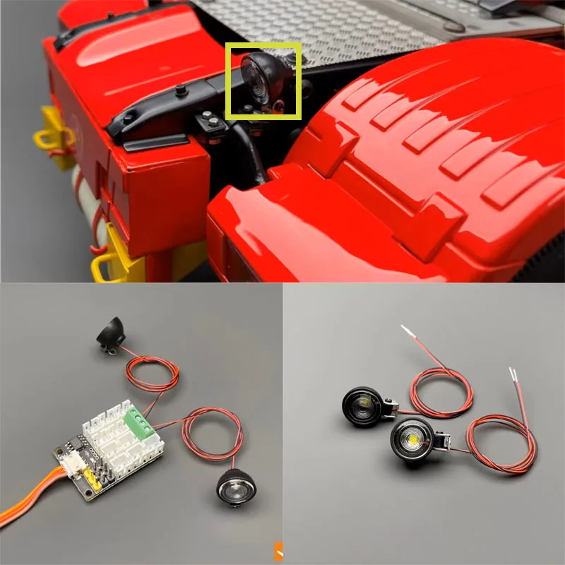 1:14th Scale Lighting Equipment Rack White Spotlight for Tamiya RC Dump Truck SCANIA 770S R620 VOLVO BENZ Arocs MAN TGX LESU Car
1:14th Scale Lighting Equipment Rack White Spotlight for Tamiya RC Dump Truck SCANIA 770S R620 VOLVO BENZ Arocs MAN TGX LESU Car