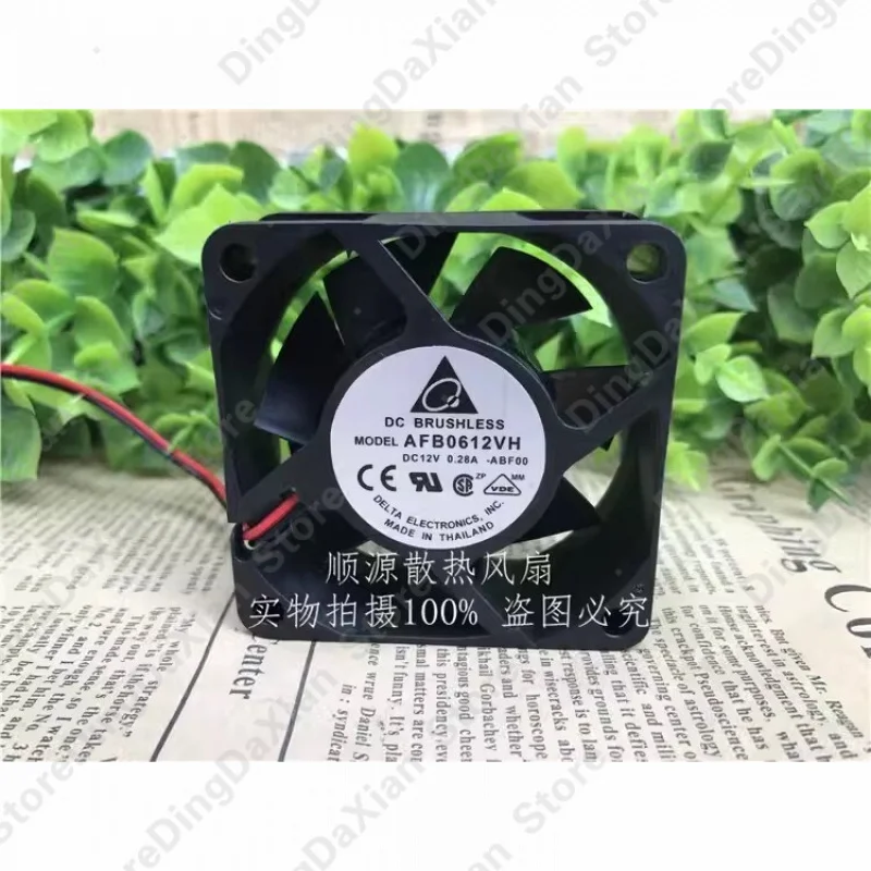 L+For Delta AFB0612VH DC12V 0.28A 60*60*25MM 2-Wire Cooling Fan1pcs
L+For Delta AFB0612VH DC12V 0.28A 60*60*25MM 2-Wire Cooling Fan1pcs