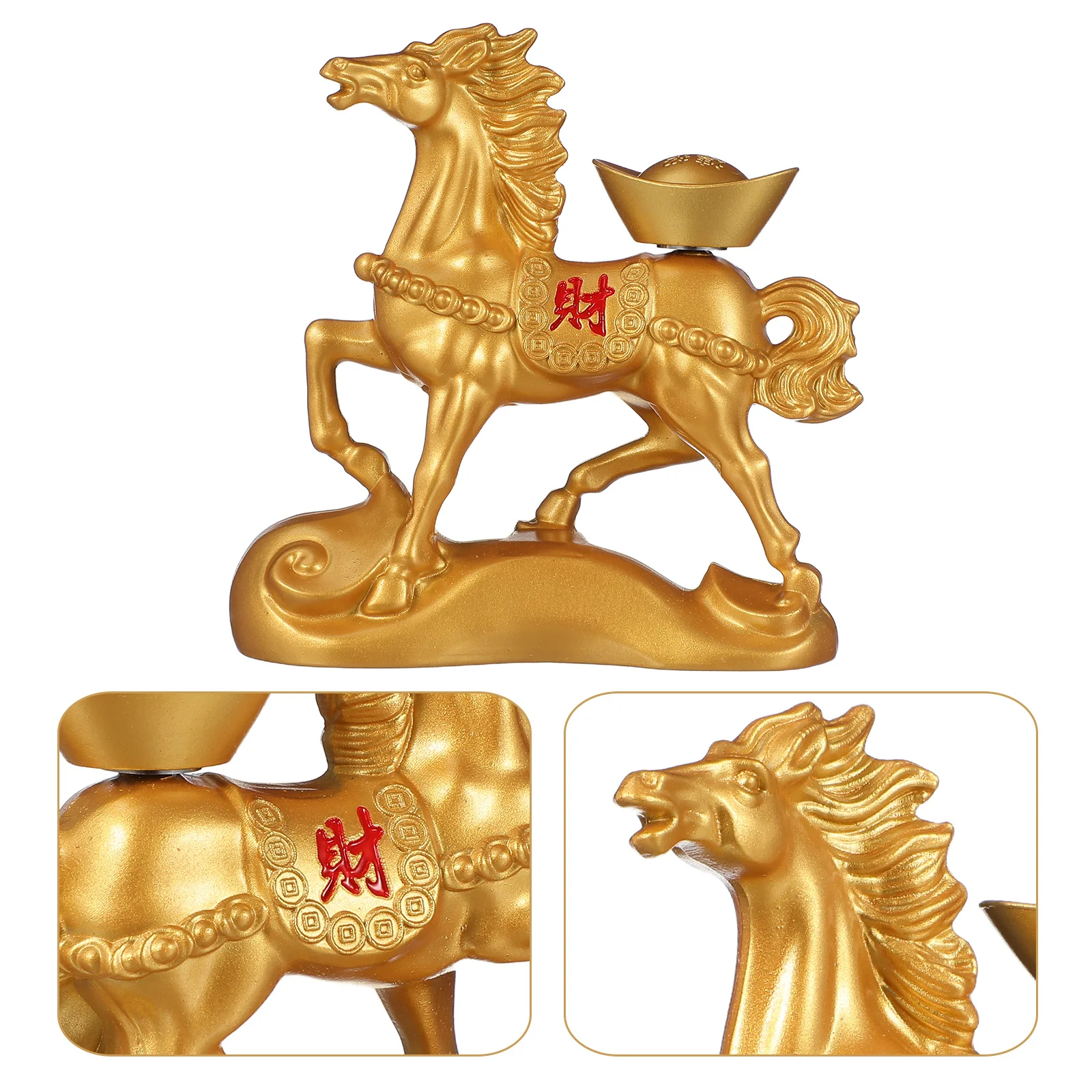 Yuanbao Horse Statue Feng Shui Home Decor Desk Decorative Brass Sculpture Coffee Table Sculptures Statuette Animal
Yuanbao Horse Statue Feng Shui Home Decor Desk Decorative Brass Sculpture Coffee Table Sculptures Statuette Animal