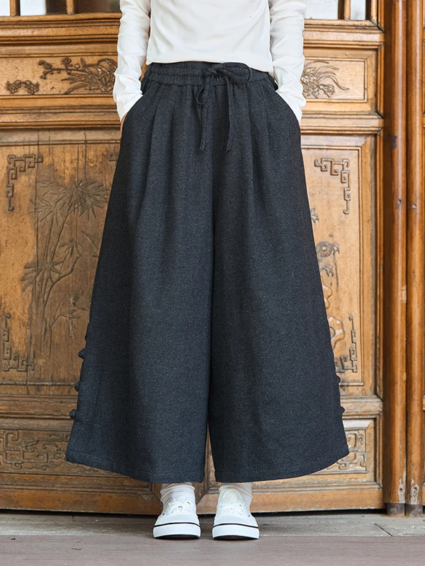 Men's Thi Winter Warm Woolen Casual Loose Wide Leg Pants Button Sle Traditional Chinese Suiting Comfortable Autumn Winter...
Men's Thi Winter Warm Woolen Casual Loose Wide Leg Pants Button Sle Traditional Chinese Suiting Comfortable Autumn Winter...