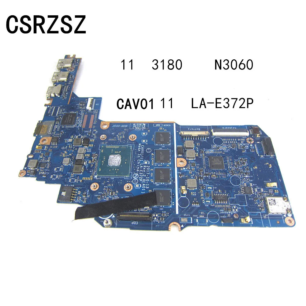 Материнская плата для ноутбука Dell Chromebook 11 3180 с процессором N3060 CAV01/10 LA-E372P 100% Test ok
Материнская плата для ноутбука Dell Chromebook 11 3180 с процессором N3060 CAV01/10 LA-E372P 100% Test ok