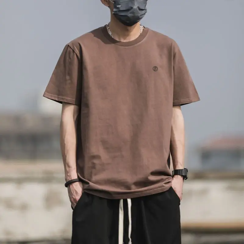 Trend Printing Short Sleeve Tops Tees Men's Summer New O-neck Solid Loose Plus Size Youth T Shirts Casual Vintage Men Clothing
Trend Printing Short Sleeve Tops Tees Men's Summer New O-neck Solid Loose Plus Size Youth T Shirts Casual Vintage Men Clothing