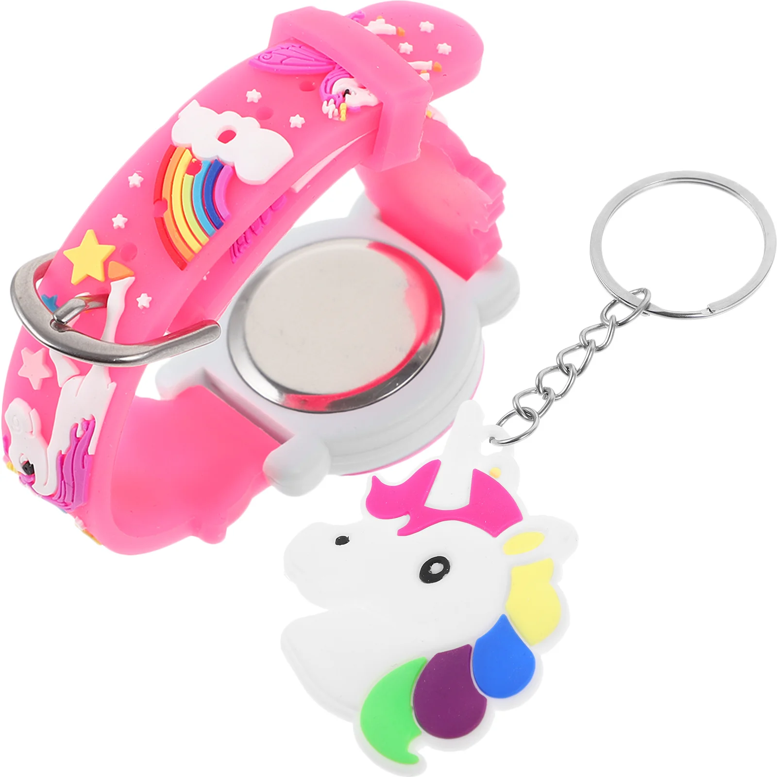 1 комплект, милый комплект часов с мультяшным единорогом, портативный брелок для часов, легкий маленький многоцелевой
1 комплект, милый комплект часов с мультяшным единорогом, портативный брелок для часов, легкий маленький многоцелевой