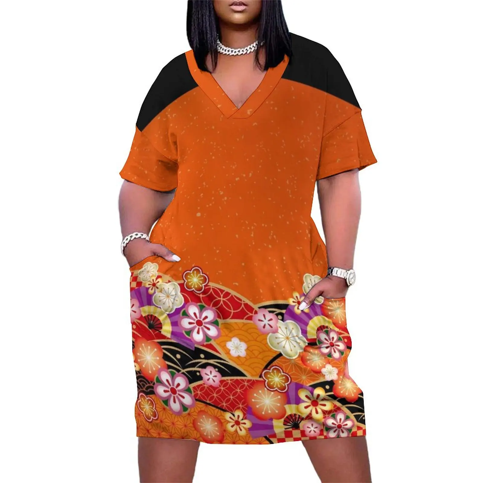 Japanese kimono 3 Loose Pocket Dress elegant women's sets Women's summer long dress Women's long dress Woman dresses
Japanese kimono 3 Loose Pocket Dress elegant women's sets Women's summer long dress Women's long dress Woman dresses
