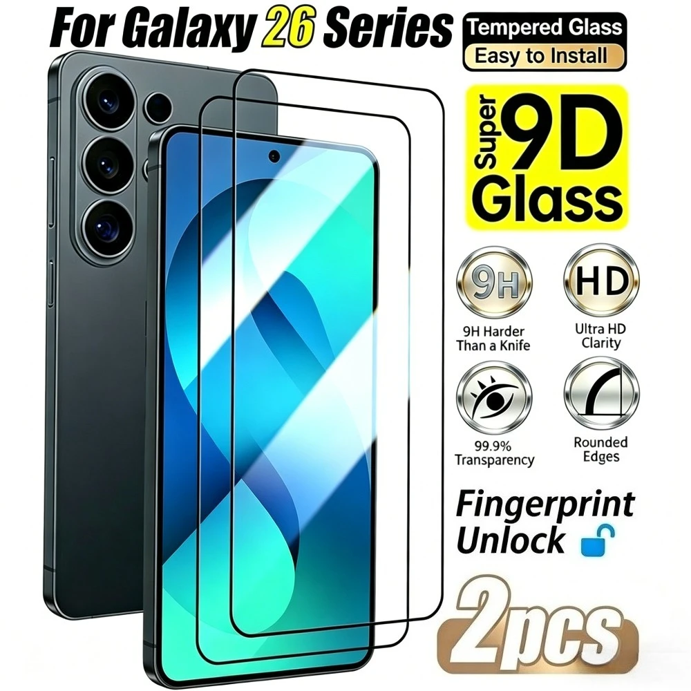 Защитная пленка для экрана Ultra HD Full Screen Protector для Samsung Galaxy S26 S25 S24 S23 Ultra S22 S21 S20 Plus S25 S24 FE, 2 шт., стеклянная пленка с защитой от царапин
Защитная пленка для экрана Ultra HD Full Screen Protector для Samsung Galaxy S26 S25 S24 S23 Ultra S22 S21 S20 Plus S25 S24 FE, 2 шт., стеклянная пленка с защитой от царапин