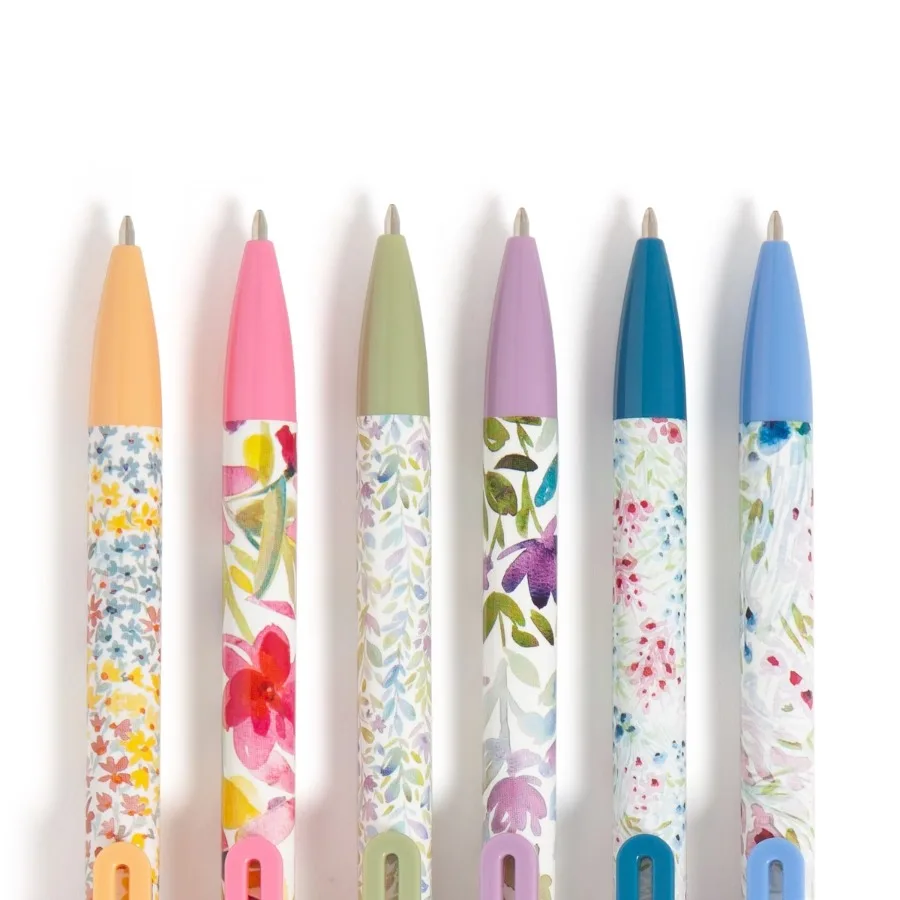 6pk Ballpoint Pens Black Ink Laguna Bountiful Bouquet
6pk Ballpoint Pens Black Ink Laguna Bountiful Bouquet