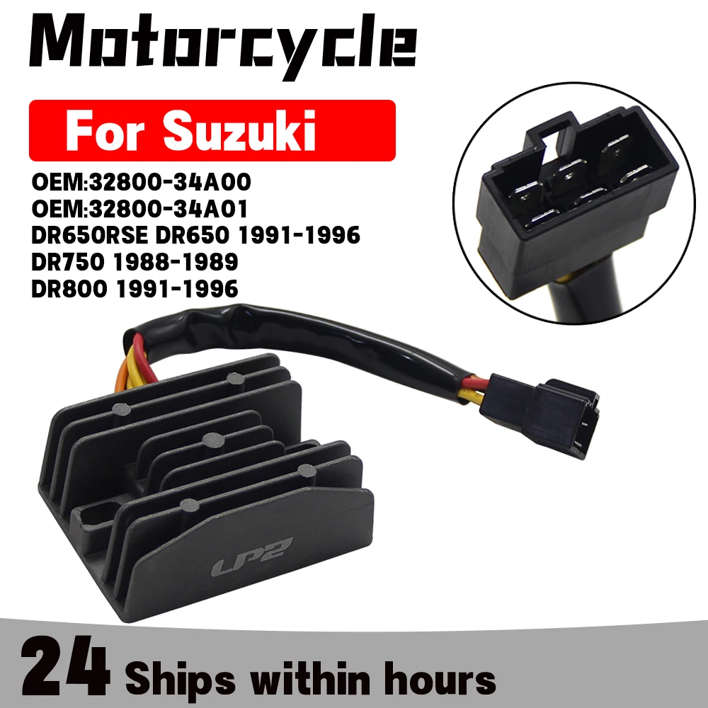 Motorcycle Voltage Regulator Rectifier For Suzuki DR650RSE DR650 DR750 DR800 OEM: 32800-34A00 32800-34A01
Motorcycle Voltage Regulator Rectifier For Suzuki DR650RSE DR650 DR750 DR800 OEM: 32800-34A00 32800-34A01