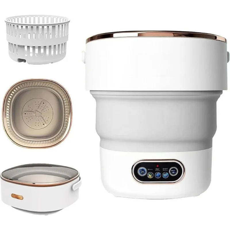 Portable Washing Machine 15L Collapsible Mini Washer 3 Modes Drain Basket Foldable for Travel Camping Dorms Apartments Baby
Portable Washing Machine 15L Collapsible Mini Washer 3 Modes Drain Basket Foldable for Travel Camping Dorms Apartments Baby