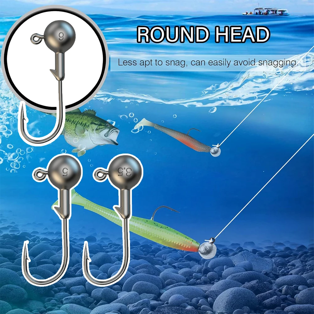 High Carbon Steel Treble Assist Jig Hooks 50PCS Box Barbed Fishing Hooks For River Lake Stream Freshwater Saltwater
High Carbon Steel Treble Assist Jig Hooks 50PCS Box Barbed Fishing Hooks For River Lake Stream Freshwater Saltwater