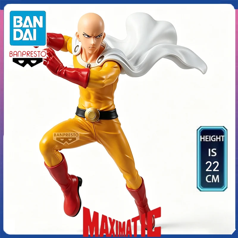 BANPRESTO One-Punch Man MAXIMATIC SAITAMA PVC 22CM Anime Action Figures Model Collection Toy
BANPRESTO One-Punch Man MAXIMATIC SAITAMA PVC 22CM Anime Action Figures Model Collection Toy