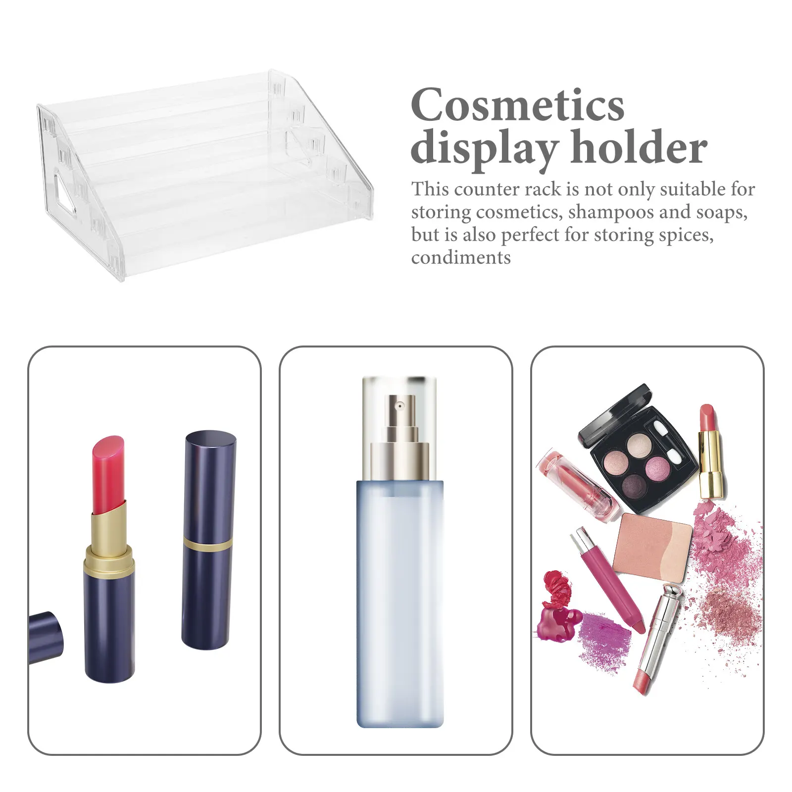 Multi-Layer Transparent Makeup Display Rack Large Capacity Storage Organizer For Cosmetics Lipstick Eyeshadow Nail Polish
Multi-Layer Transparent Makeup Display Rack Large Capacity Storage Organizer For Cosmetics Lipstick Eyeshadow Nail Polish