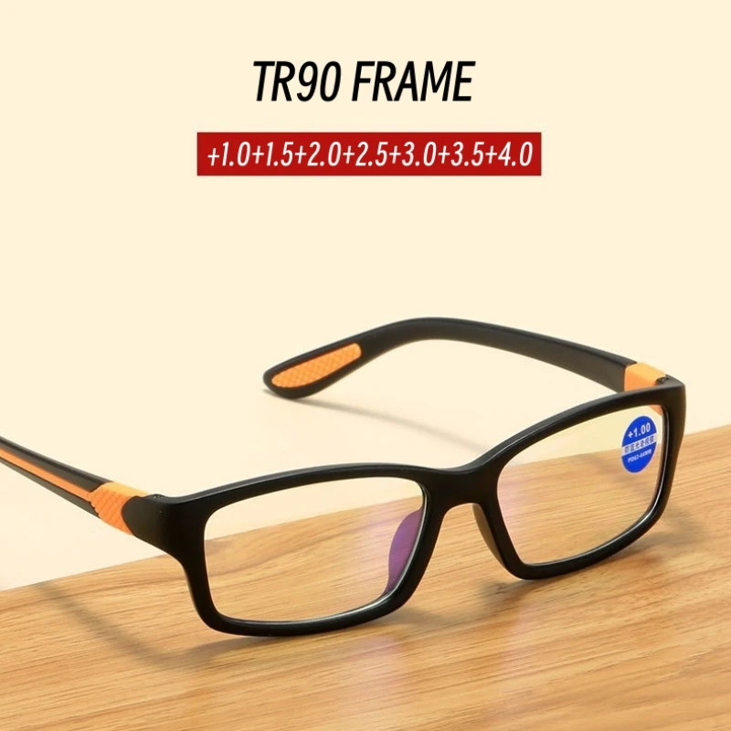 Anti Blue Light Ultra Light Anti Fatigue Reading Glasses Men's Women's High-definition Full Frame Resin Presbyopia Glasses
Anti Blue Light Ultra Light Anti Fatigue Reading Glasses Men's Women's High-definition Full Frame Resin Presbyopia Glasses