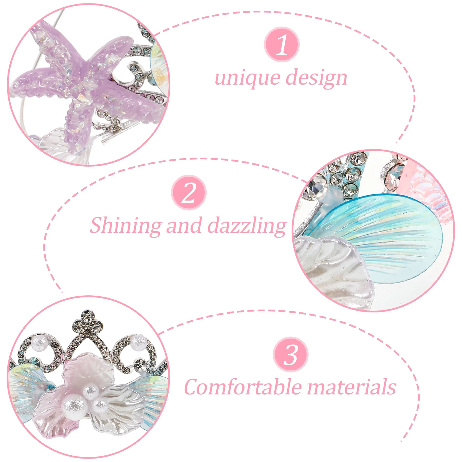 Mermaid Hair Crown Seashell Headb Girls Holiday Headdress Rhinestone Party Accessories Toddler Princess Decorations
Mermaid Hair Crown Seashell Headb Girls Holiday Headdress Rhinestone Party Accessories Toddler Princess Decorations