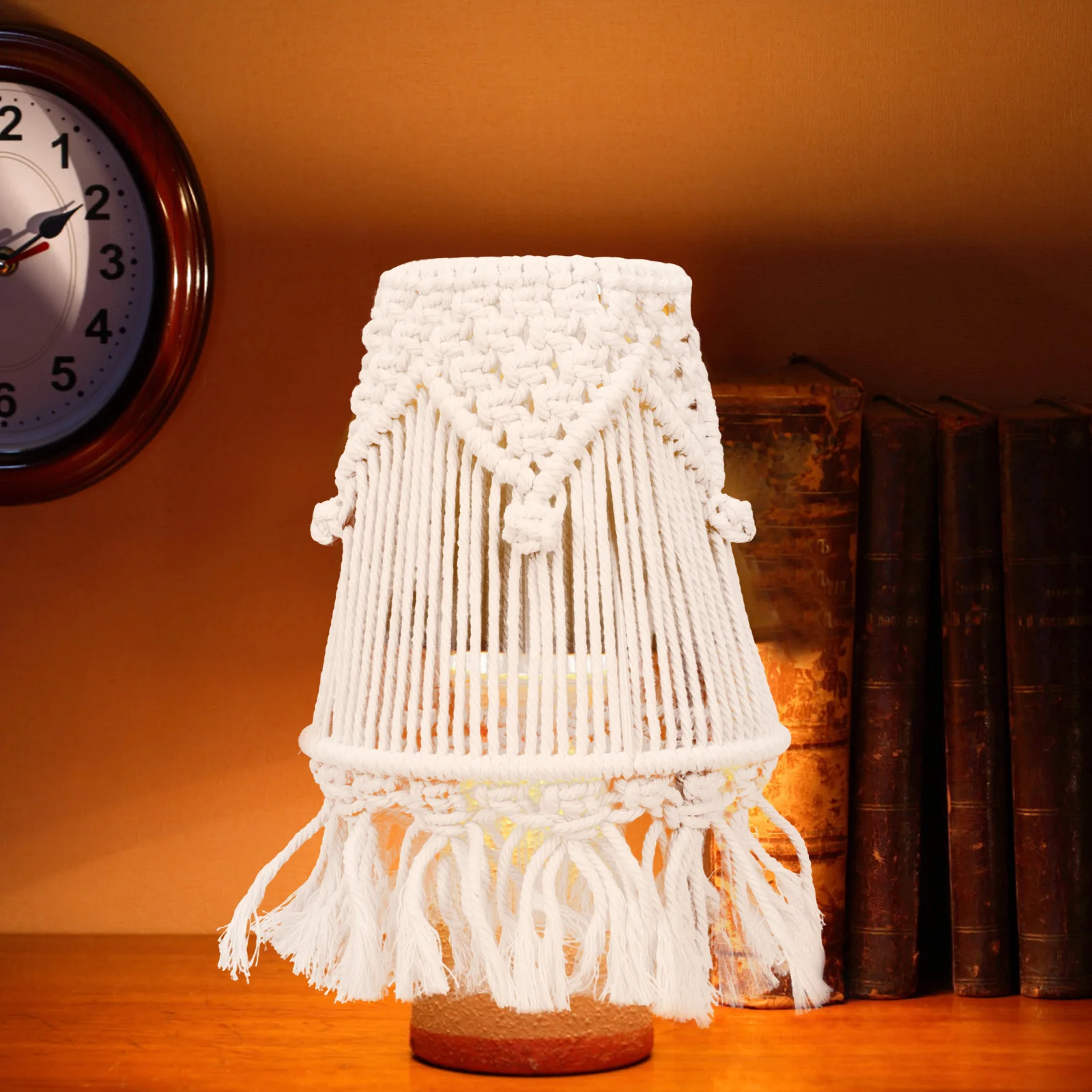 Cotton Rope Woven Shade Macrame Lamp For Home Bedroom Study Decorative Lighting Fixture Replacement Ceiling Cover
Cotton Rope Woven Shade Macrame Lamp For Home Bedroom Study Decorative Lighting Fixture Replacement Ceiling Cover
