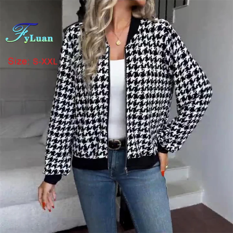 2025 Spring Autumn New Women‘s Long Sleeve Jacket Casual Ziper Cardigans Print Outwear Fashion Daily Travel Comfortable Jacket
2025 Spring Autumn New Women‘s Long Sleeve Jacket Casual Ziper Cardigans Print Outwear Fashion Daily Travel Comfortable Jacket