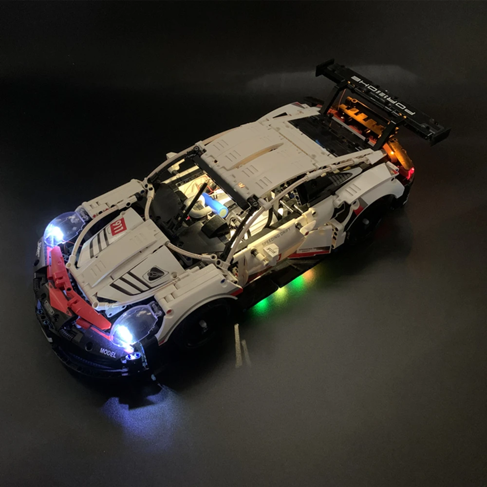 BYB LED Light Kit For LEGO 42096 911 RSR Compatile With 20097 White Super Racing Car Remote Control (Not Include Model)
BYB LED Light Kit For LEGO 42096 911 RSR Compatile With 20097 White Super Racing Car Remote Control (Not Include Model)