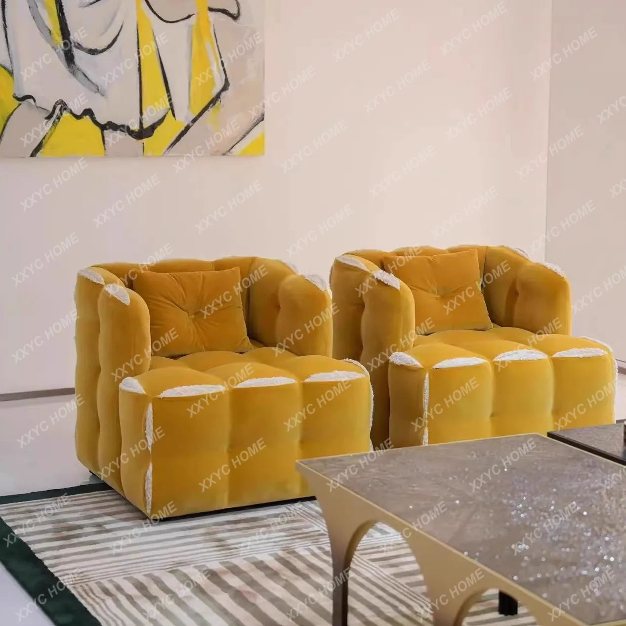 LX minimalist sofa living room size apartment Internet celebrity straight row fabric sofa
LX minimalist sofa living room size apartment Internet celebrity straight row fabric sofa