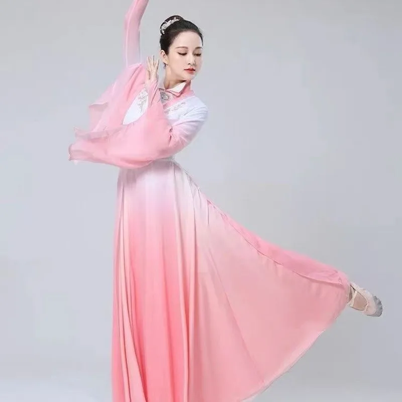 Dance Performance Costume Women's Fan Group Dance Performance Set Lotus Award Autumn Classical Dance Costume
Dance Performance Costume Women's Fan Group Dance Performance Set Lotus Award Autumn Classical Dance Costume