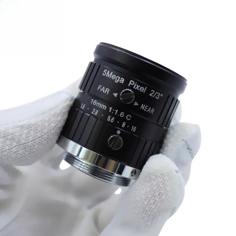 5MP industrial camera lens C port manual zoom industrial lens camera vision camera inspection lens 16MM
5MP industrial camera lens C port manual zoom industrial lens camera vision camera inspection lens 16MM