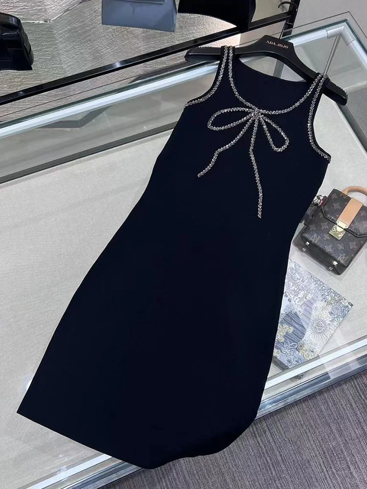 High-End Women's Knitted Dr with Heavy Embroidery Diamond Knot Strap Vest High Waist Spring Summer Autumn Dr
High-End Women's Knitted Dr with Heavy Embroidery Diamond Knot Strap Vest High Waist Spring Summer Autumn Dr