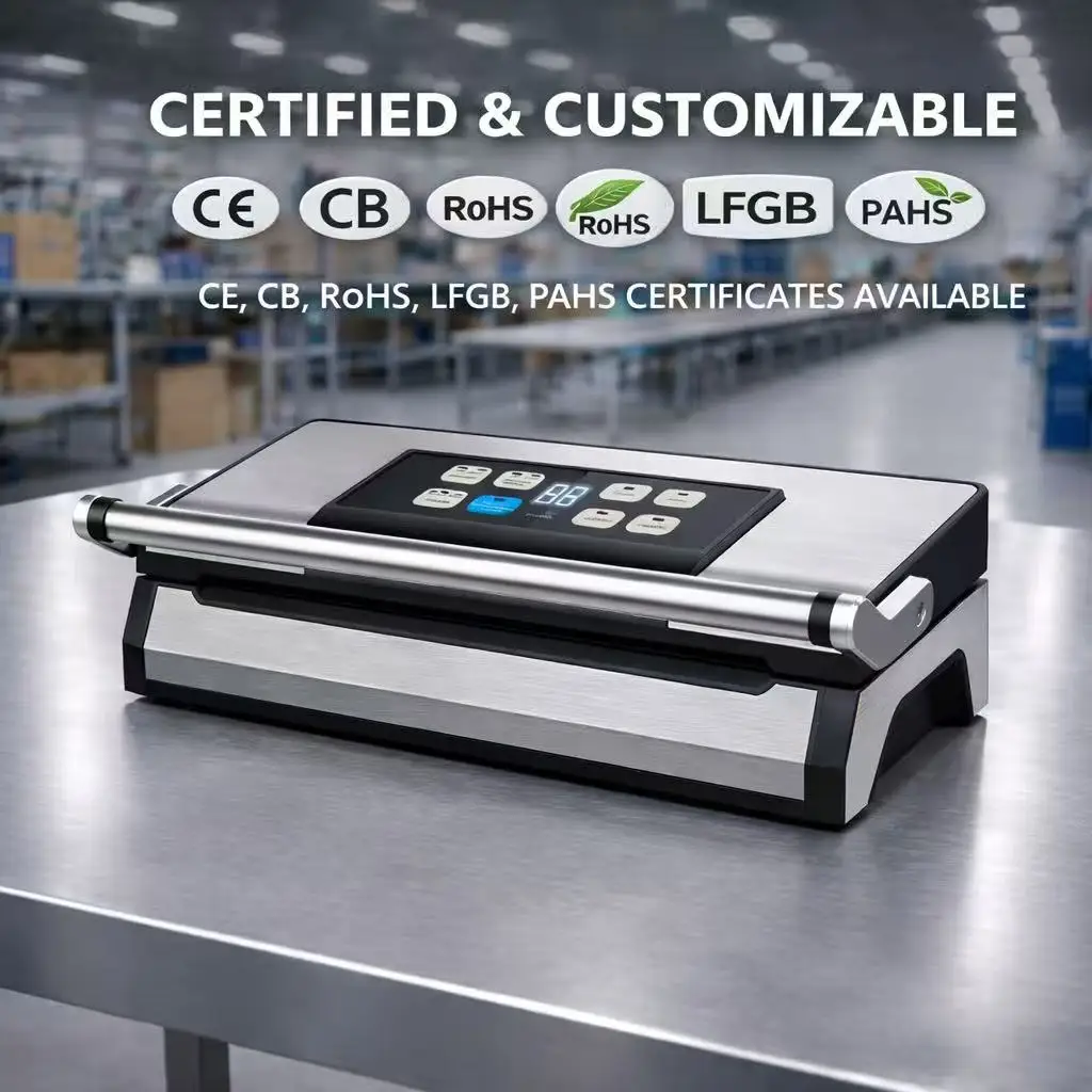 High Power -90Kpa Double Pump for hou se hold Kitchen and Commercial Use Food Vacuum Sealer Machine
High Power -90Kpa Double Pump for hou se hold Kitchen and Commercial Use Food Vacuum Sealer Machine