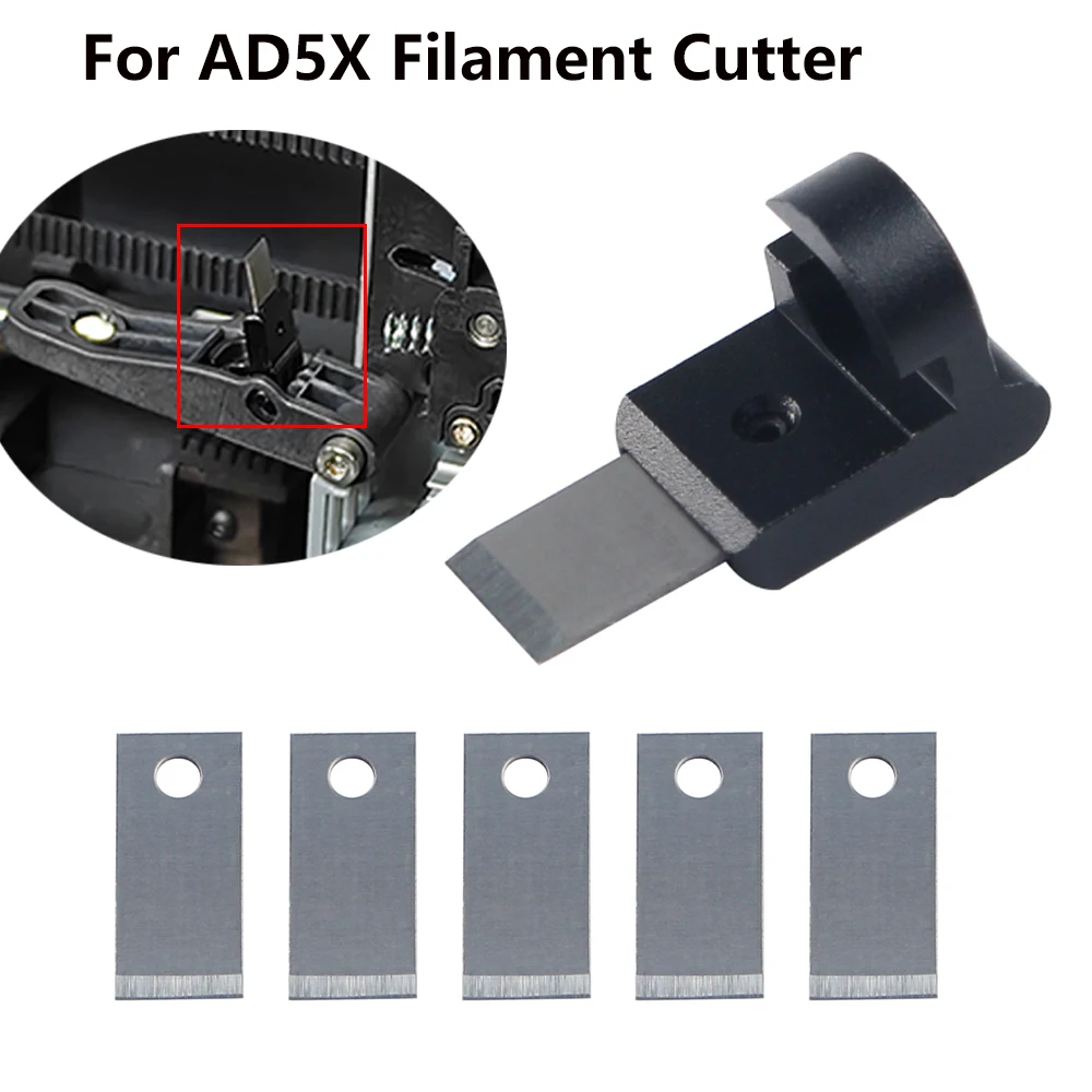 Replacement Consumable Cutters For Flashforge AD5X Filament Cutter Blade For Ad5x 3D Printer Accessories Parts