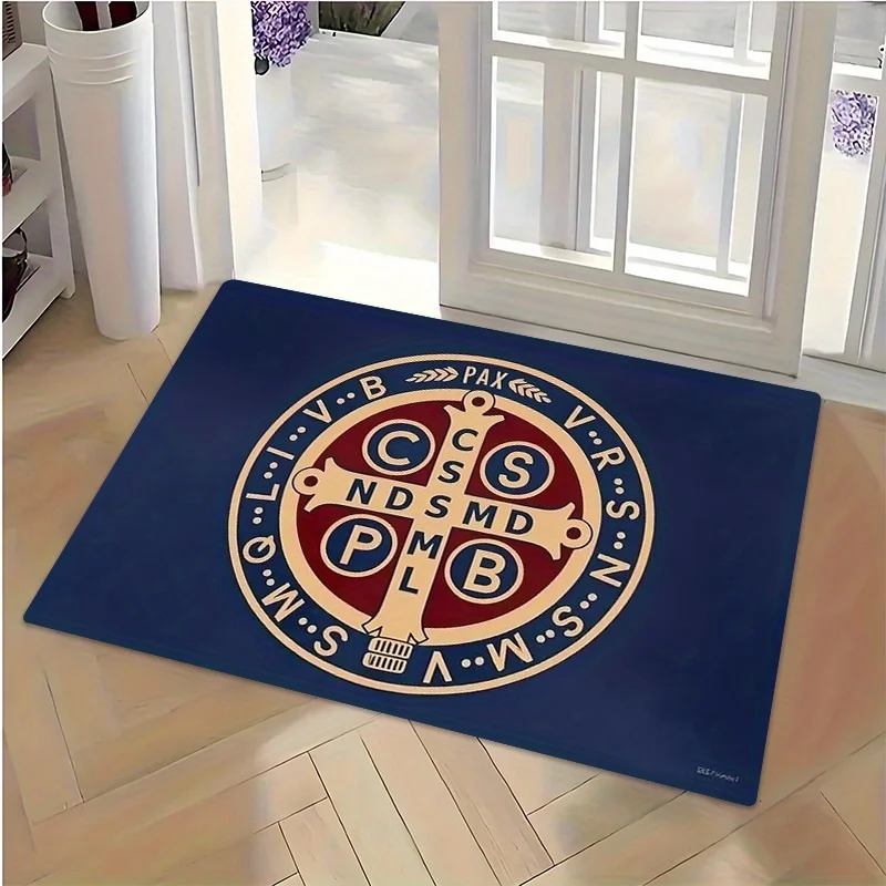 Stylish Religious Christian Doormat Welcome Mat Entryway Rug Latin Symbol Home Decor for Church Housewarming Gift 40x60cm
Stylish Religious Christian Doormat Welcome Mat Entryway Rug Latin Symbol Home Decor for Church Housewarming Gift 40x60cm