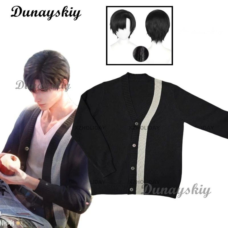 Zayne Cosplay Black Sweater Game Love And Deepspace Costume Adult Unisex Knit Cardigan Top Hoodless Christmas Outfits Customized
Zayne Cosplay Black Sweater Game Love And Deepspace Costume Adult Unisex Knit Cardigan Top Hoodless Christmas Outfits Customized