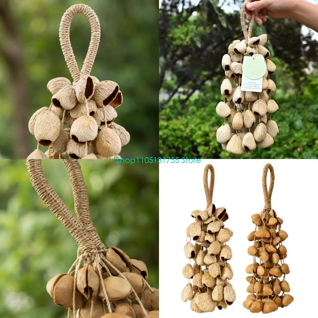 K0EF Fruit Shell Hand Bells Wind Spiritual Relax Percussion Instruments Sound Heal Decoration Easy to Use
K0EF Fruit Shell Hand Bells Wind Spiritual Relax Percussion Instruments Sound Heal Decoration Easy to Use