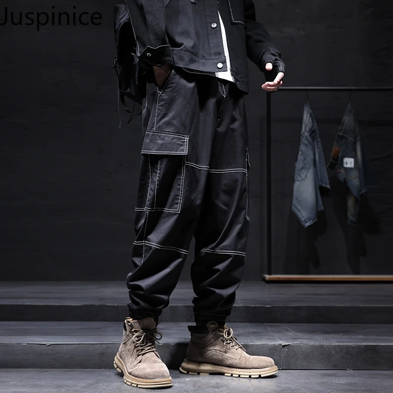 Summer Multi-pocket Workwear Pants Men's Loose Ice Silk Thin Handsome Personalized Casual Pant Men Trousers Male Clothes
Summer Multi-pocket Workwear Pants Men's Loose Ice Silk Thin Handsome Personalized Casual Pant Men Trousers Male Clothes