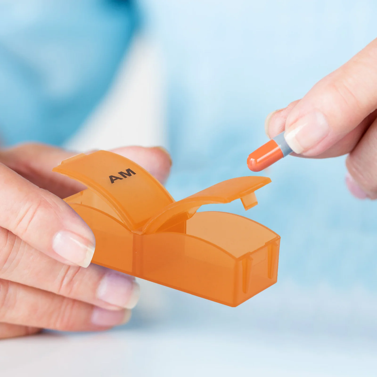 1pc Monthly Medicine Dispenser Portable Storage Container For Travel Home Use Sealed Organizer Durable Anti-Drop Design Simple
1pc Monthly Medicine Dispenser Portable Storage Container For Travel Home Use Sealed Organizer Durable Anti-Drop Design Simple