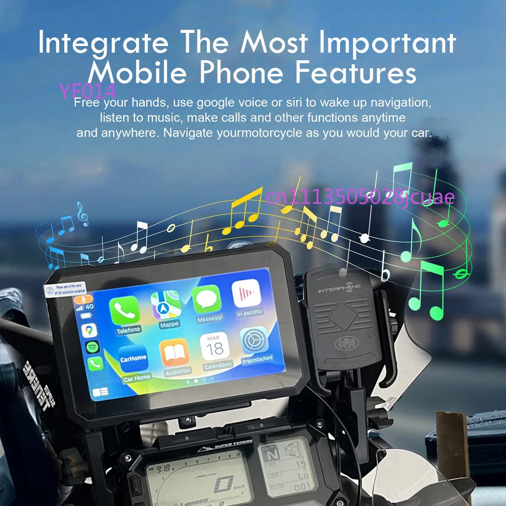 7 Inch Motorcycle Special Navigator Wireless CarPlay Android Auto AiPlay Mirror Link Smart Touch Screen GPS Navigation
7 Inch Motorcycle Special Navigator Wireless CarPlay Android Auto AiPlay Mirror Link Smart Touch Screen GPS Navigation