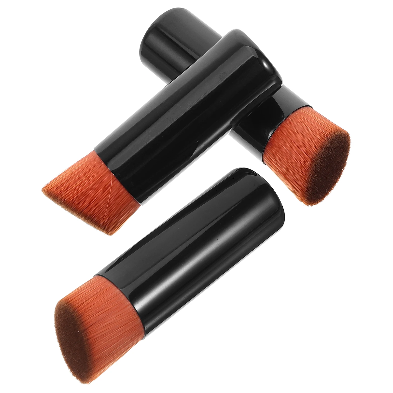 3pcs Foundation Brush Set Soft Bristles Seamless Application Portable Travel Makeup Tools Black Aluminum Tube Design
3pcs Foundation Brush Set Soft Bristles Seamless Application Portable Travel Makeup Tools Black Aluminum Tube Design