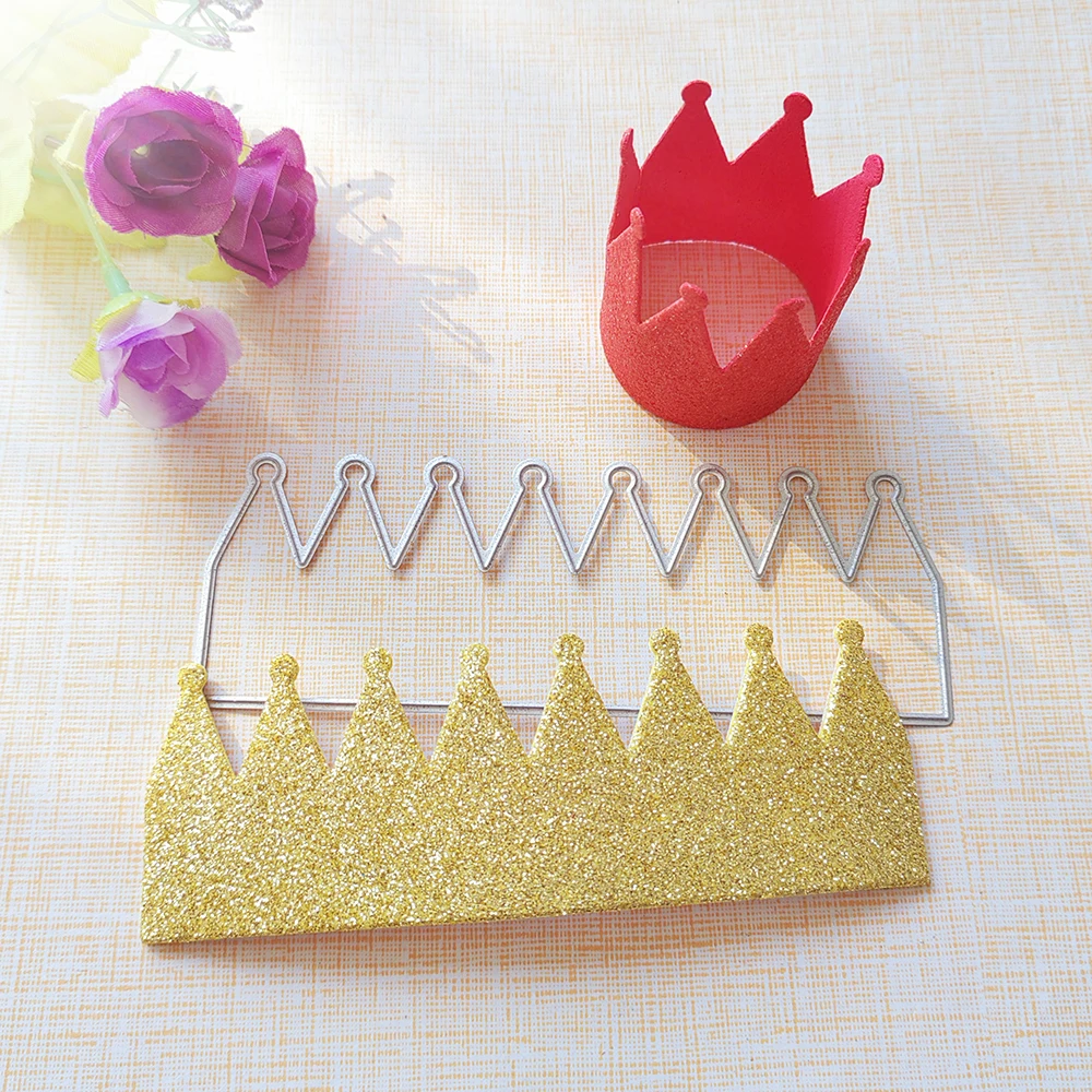 The new 12.5cm long crown cutting dies scrapbook decoration embossed photo album decoration card making DIY crafts
The new 12.5cm long crown cutting dies scrapbook decoration embossed photo album decoration card making DIY crafts