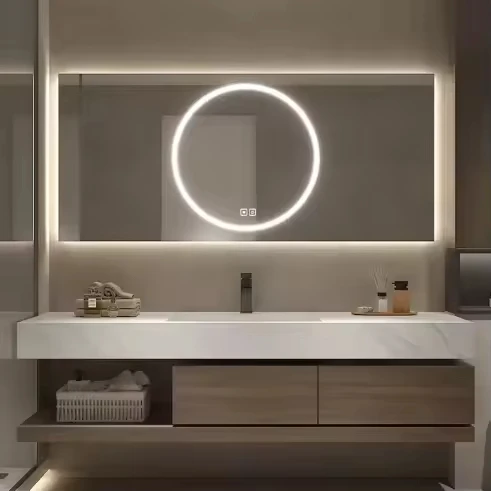 Custom Modern Simple Rock Board Wall-Mounted Luxury Australian Style Solid Wood Bathroom Vanity Cabinets LED Mirror Apartment
Custom Modern Simple Rock Board Wall-Mounted Luxury Australian Style Solid Wood Bathroom Vanity Cabinets LED Mirror Apartment