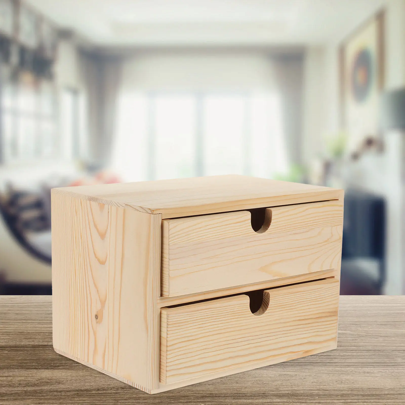 Wooden Drawer Style Jewelry Box Natural Wood Desktop Organizer Tabletop Storage Case for Office Stationery Makeup Supplies
Wooden Drawer Style Jewelry Box Natural Wood Desktop Organizer Tabletop Storage Case for Office Stationery Makeup Supplies