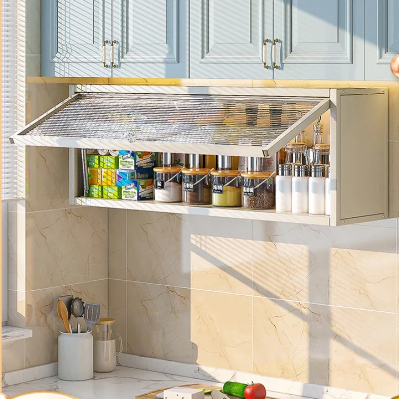 Wall-mounted Seasoning Cabinet Below Cabinet Storage Shelves Thicken Carbon Steel Storage Cabinet Flip Door Design Kitchen Shelf
Wall-mounted Seasoning Cabinet Below Cabinet Storage Shelves Thicken Carbon Steel Storage Cabinet Flip Door Design Kitchen Shelf