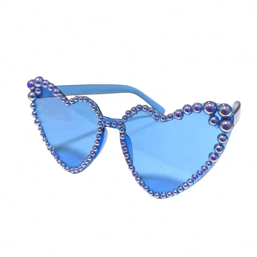 Heart-Shaped Cat Eye Fashion Glasses With Beaded Trim For Parties And Weddings
Heart-Shaped Cat Eye Fashion Glasses With Beaded Trim For Parties And Weddings