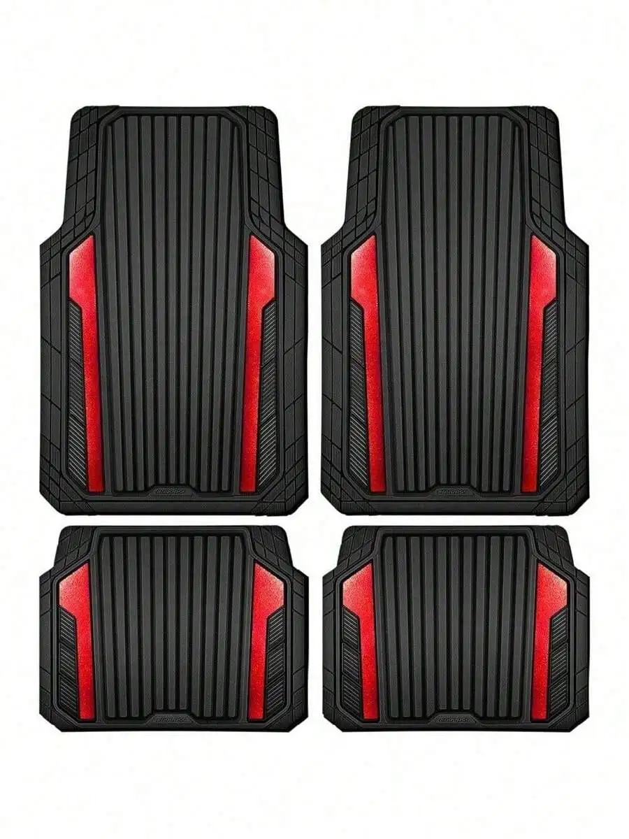 Heavy Duty Rubber Car Floor Mats All Weather Waterproof Universal Fit 4 Piece Black Red
Heavy Duty Rubber Car Floor Mats All Weather Waterproof Universal Fit 4 Piece Black Red