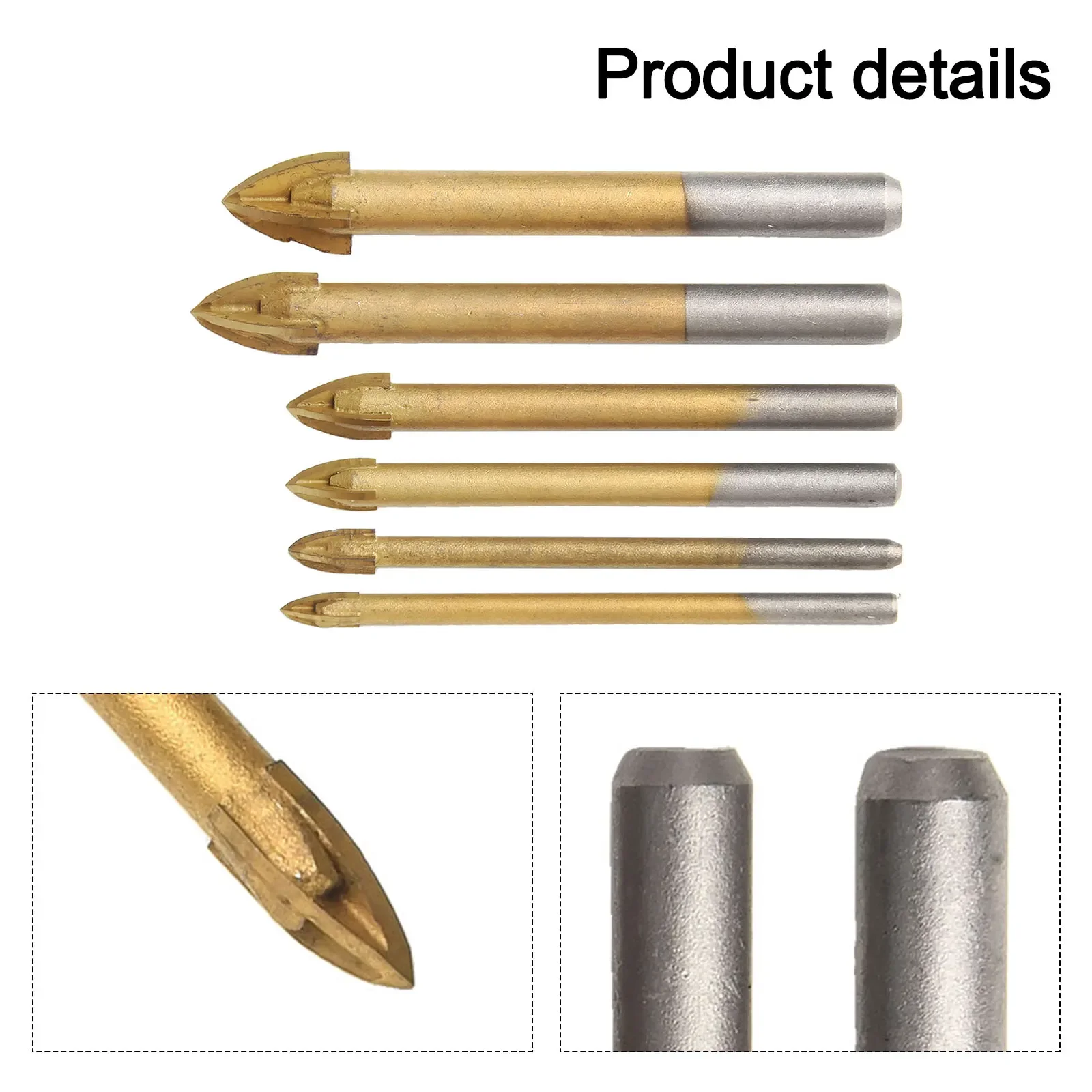 6PCS 6-12mm Drill Bits Triangle Drilling Concrete Tool For Wood Metal Tile For Power Tools Drill Bits Accessory
6PCS 6-12mm Drill Bits Triangle Drilling Concrete Tool For Wood Metal Tile For Power Tools Drill Bits Accessory