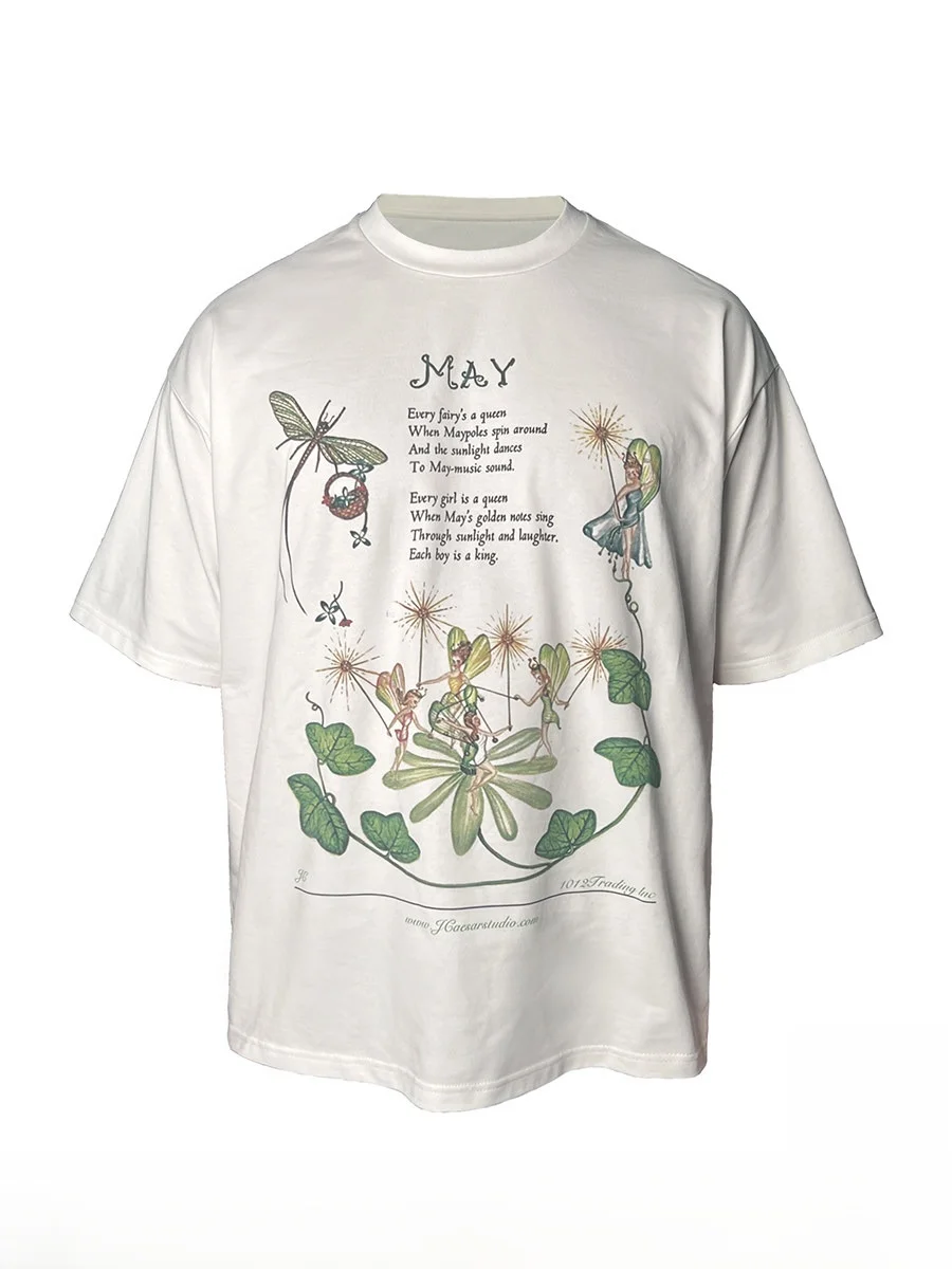 JCAESAR Flower Fairy Tee Ice Sensation Fabric Short Sleeve Unisex T-Shirt Cotton Polyester Blend Cool Feeling Brand ...
JCAESAR Flower Fairy Tee Ice Sensation Fabric Short Sleeve Unisex T-Shirt Cotton Polyester Blend Cool Feeling Brand ...