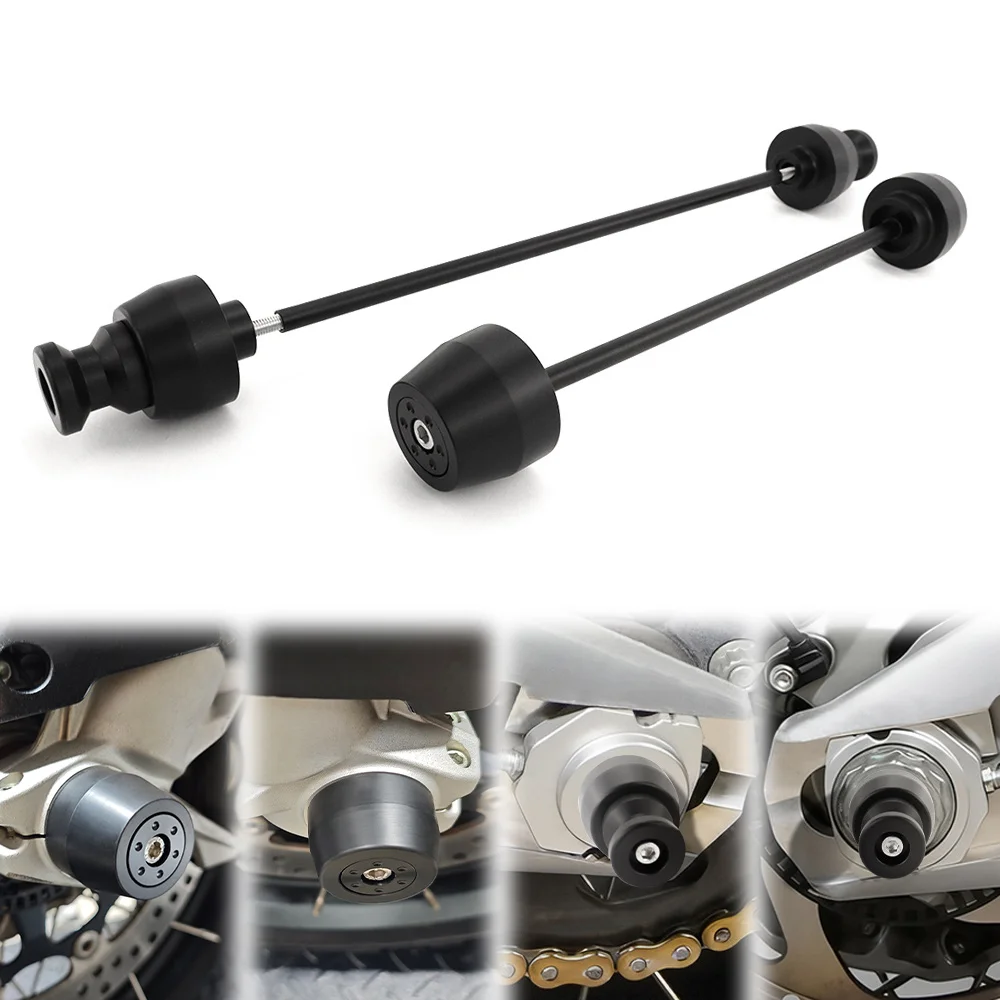 Motorcycle Front Rear Wheel Axle Fork For Ducati Multistrada V4 S / Rally/ S Sport V2 S 1200/1260 Enduro Pro 950 S Crash Sliders