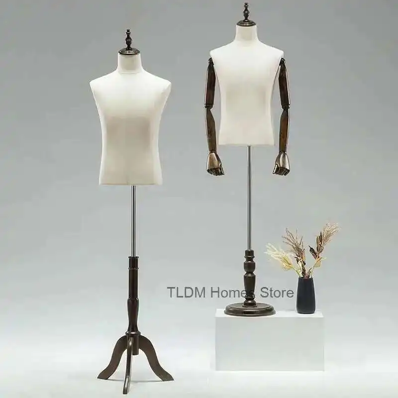 Korean Men's Dummy Half-length Mannequin Props High-end Clothing Store Clothes Full-body Mannequin Hanger Window Display Stand
Korean Men's Dummy Half-length Mannequin Props High-end Clothing Store Clothes Full-body Mannequin Hanger Window Display Stand