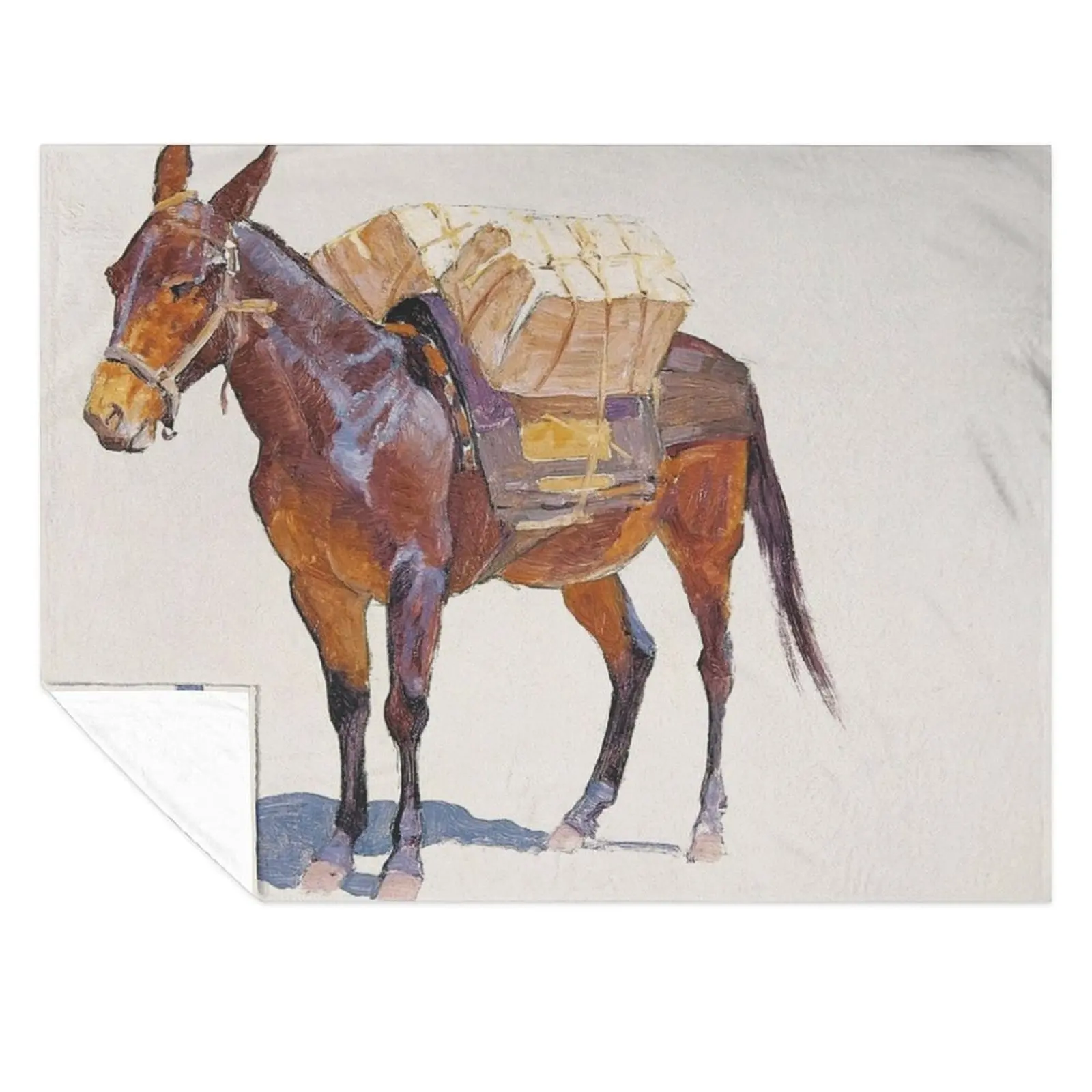 Frederic Remington - Untitled pack mule study Throw Blanket Shaggy Soft Plush Plaid funny gift Fashion Sofas Blankets
Frederic Remington - Untitled pack mule study Throw Blanket Shaggy Soft Plush Plaid funny gift Fashion Sofas Blankets
