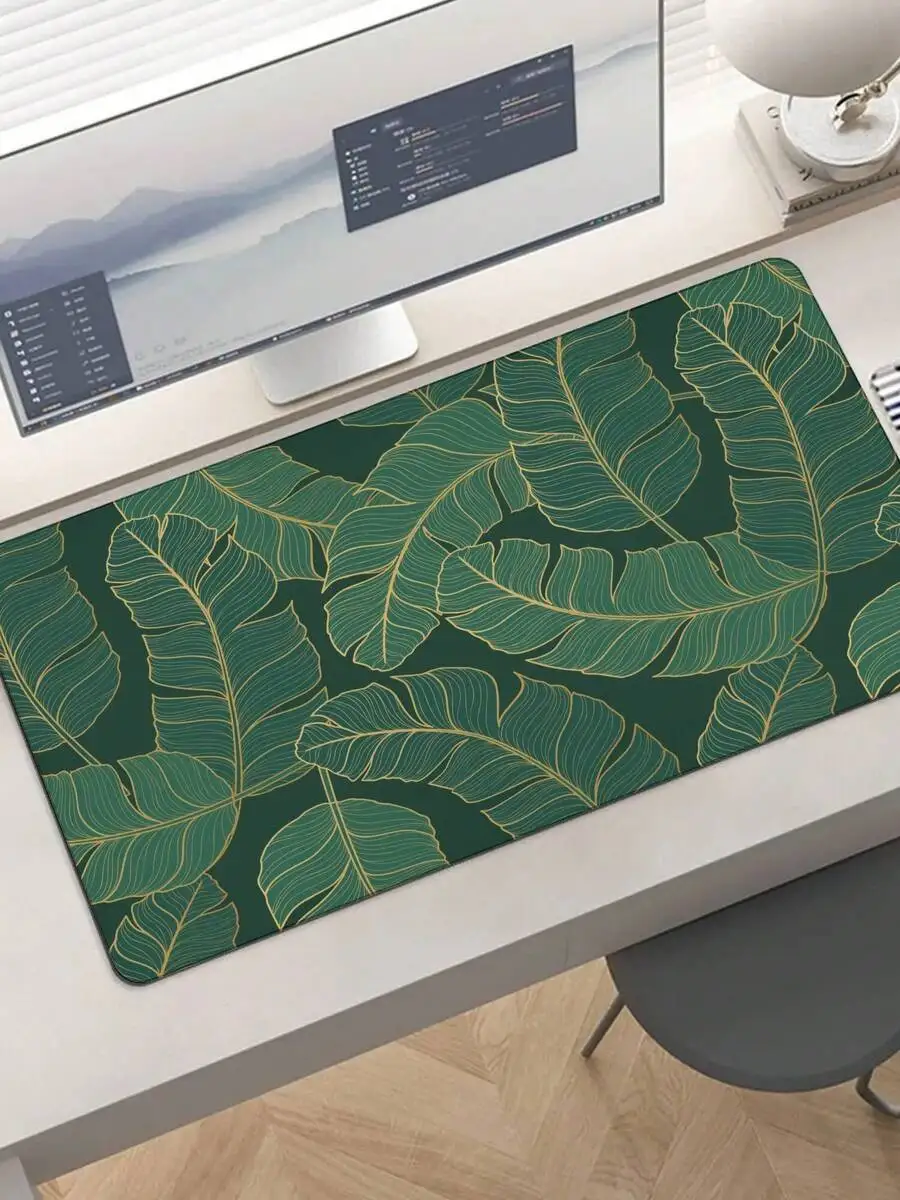 Large Green Leaf Pattern Mouse Pad Desk Mat For Gaming Office Keyboard 31.5x15.75 Inch Non-Slip Base
Large Green Leaf Pattern Mouse Pad Desk Mat For Gaming Office Keyboard 31.5x15.75 Inch Non-Slip Base