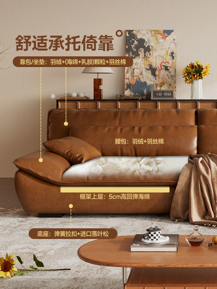 folding dual-purpose sofa bed antique style living room apartment small apartment oil wax leather sofa 
folding dual-purpose sofa bed antique style living room apartment small apartment oil wax leather sofa