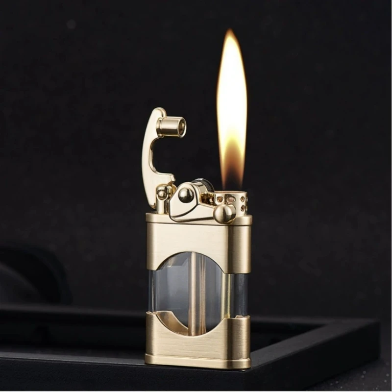 ZORRO Original Windproof Metal Kerosene Lighter Transparent Fuel Tank Creative Retro Flint Oil Lighter Smoking Accessories Gift
ZORRO Original Windproof Metal Kerosene Lighter Transparent Fuel Tank Creative Retro Flint Oil Lighter Smoking Accessories Gift